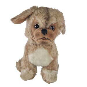 Vintage Steiff Cosy Peky Pekingese Puppy Dog Plush Stuffed Animal 8"
